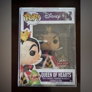 Funko Pop Queen of Hearts with Red and Black Accents